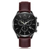 "DHELI" MEN`S LEATHER BAND CHRONOGRAPH WATCH