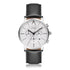 "BERGEN" MEN`S LEATHER BAND CHRONOGRAPH WATCH