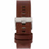 Men’s Leather Band - Brown Band, Silver Buckle 24MM