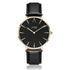 "DUBLIN" MEN`S LEATHER BAND WATCH
