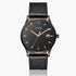 "GUAM" MEN`S LEATHER BAND WATCH