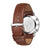 “CAGAYAN” MEN`S LEATHER BAND CHRONOGRAPH WATCH