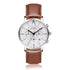 “CAGAYAN” MEN`S LEATHER BAND CHRONOGRAPH WATCH